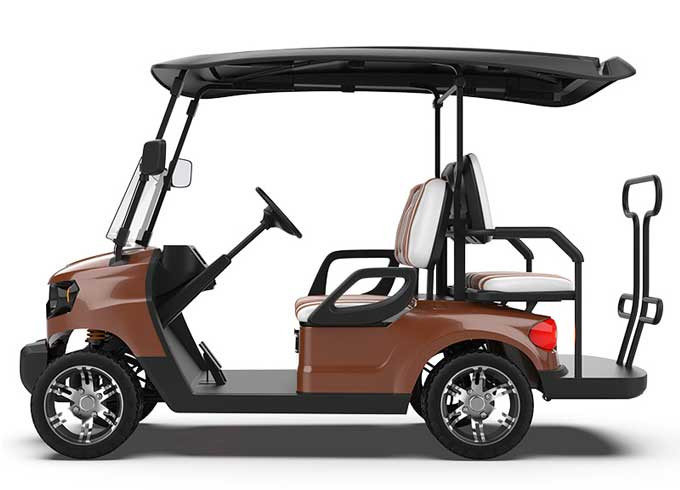 Personalized Design 2+2-Seater Electric Golf Cart Expandable Rear Seat