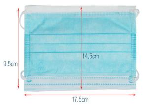 Quality Latex Free Disposable Dust Mask , Medical Grade Mask 3 Ply Easy To Breath wholesale