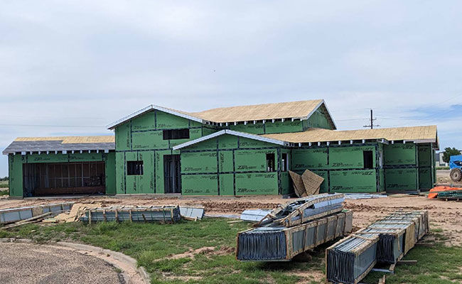 ICC EN-1090 Prefabricated Light Steel Framing 2 Storey Villa House With Big Windows