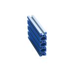 Black V Slot Aluminium Extrusion 6061 6063 Industrial Aluminum Profiles
