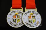 Custom Metal Zinc Alloy Football Medals Soft Enamel with Europe Printing Ribbon