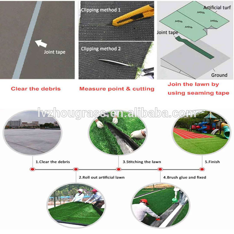 Artificial Ski Plastic Synthetic Grass Tennis Sport Rubber Granule 0.8mm Width