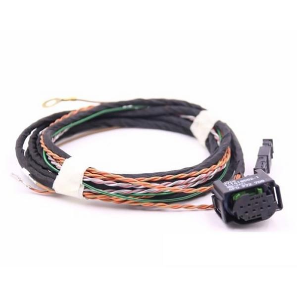 Motorcycle 9-Pin J1939 Trailer Plug OBD Cable Wire Harness with Rocker Switch