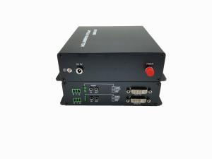 Quality CE, RoHS Compliant 1080P/60Hz 2 Channel DVI to Fiber Video Extender over Single Mode Fiber with LC(SFP ) Fiber Port wholesale