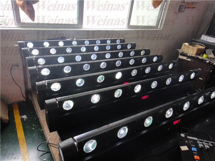 8pcs 10W RGBW 8 Pixels 4in1 Led Beam / 8 Eyes Bar Moving Light Stage LED Moving Head Light Night Events