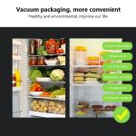 Freezer Refrigerator Vacuum Sealer Food Bags Safe Recyclable Embossed 3.9mil