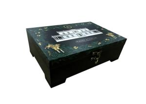 Quality Cosmetic Luxury Gift Packaging Boxes Book Type Customized Logo With Hand Buckle wholesale