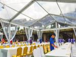 Aluminum 10x20m Waterproof PVC Walls Luxury Banquet Tents