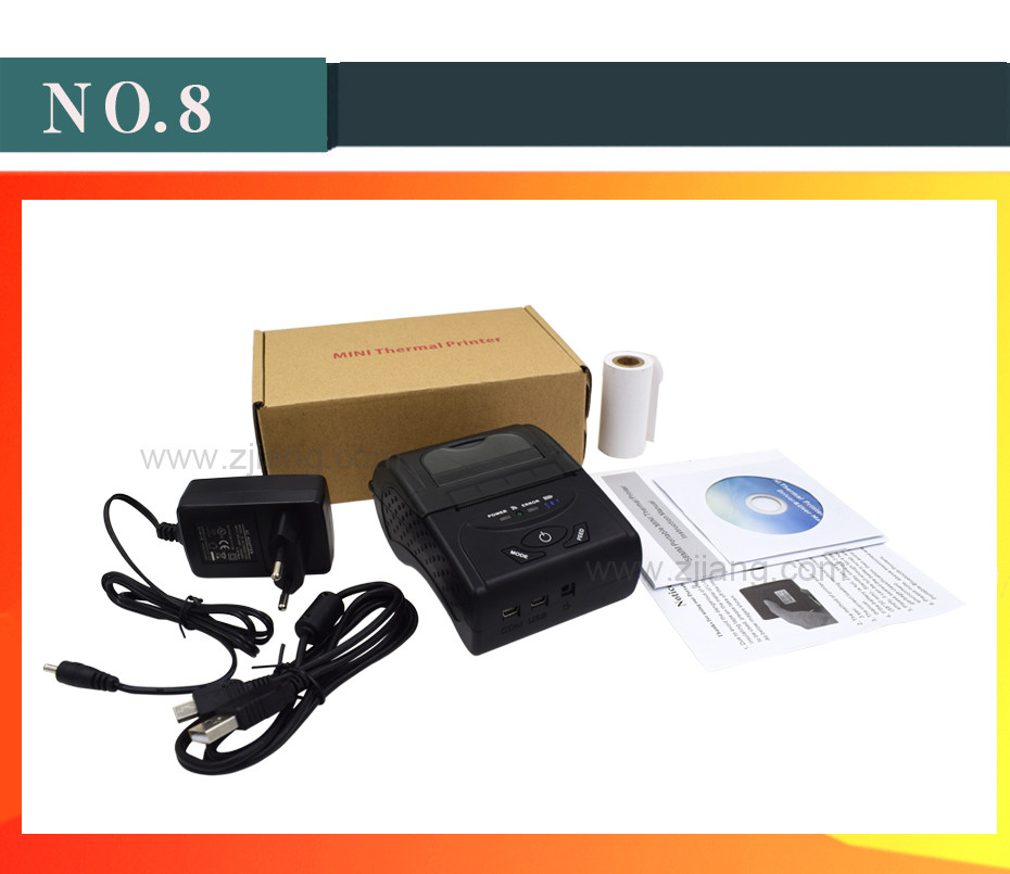 Bluetooth POS Thermal Printers 58mm Wireless Thermal Printer For Shipping Labels