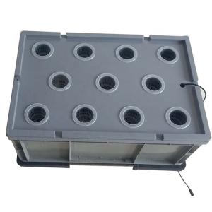 Quality 80pcs Holes Hydroponics Clone Bucket Vertical Lettuce Aeroponic Grow System wholesale