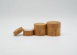 100g Round Bamboo Empty Cream Jar Leakproof Environmental Protection