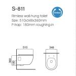 Sanitary ware toilet wall hung cheap toilet water closet wall hung toilet
