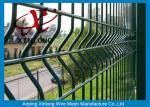 Waterproof PVC Coated Welded Wire Mesh Fence For Park 200 * 50mm