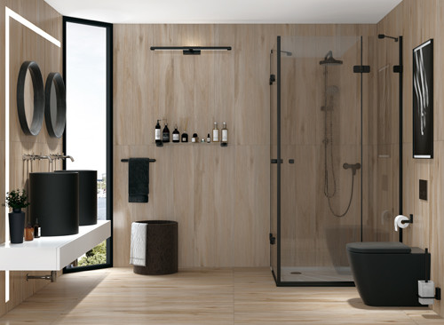 Spanish Homogeneous Wood Look Porcelain Floor Tiles 11mm Dry Glazed