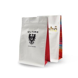 Quality Biodegradable Reusable Sustainable Packaging Pouch Black Coffee Packaging Bags wholesale