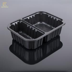 Quality Black Food Packaging 18*10*6cm Airline Meal Tray wholesale