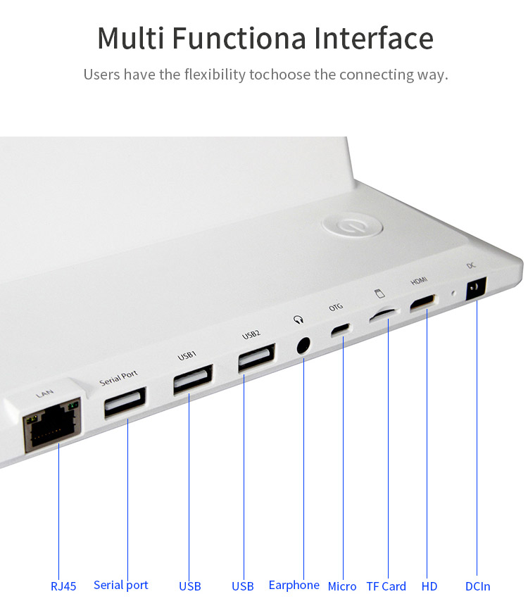 POE RJ45 Meeting Room Display Tablet / 17 Inch Android Tablet PC