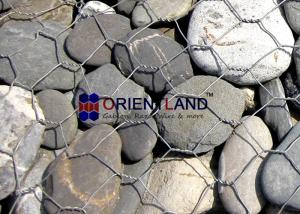 Quality Hexagonal Gabion Rock Wall Cages / Retaining Wall Gabion Baskets ISO Approval wholesale