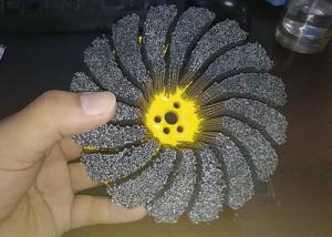 Quality Diamond Abrasive Disc CNC Deburring Brushes Turbine Style For Deburring Auto Parts wholesale