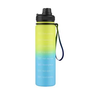 Quality Fashion Gradient Vacuum Insulated 32 Oz Metal Water Bottle Wide Mouth With Leakproof Lid wholesale