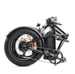 20 Inch Fat Tire Electric City Bike 48V 13Ah Lithium Battery 7 Speed Foldable
