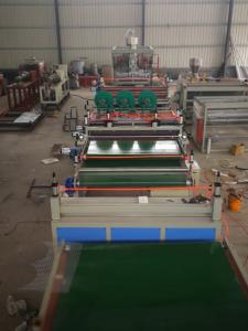 Quality CE Standard Floor Sheet Extrusion Machine , PVC Sheet Making Machine Siemens Motor wholesale