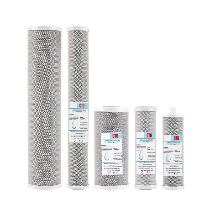 20 inch Cto Carbon Block Filter cartridge for Water Filtration and Odor Elimination