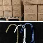 Durable Blue Dry Cleaner Hanger Powder Coating / Electrostatic Spraying