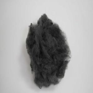 Quality Low Crimp Gray Flame Retardant Polyester Fiber Virgin PSF Polyester For Carpets wholesale