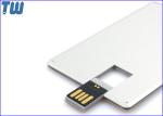 Promotion Slim Metal Credit Card USB 16 GB Flash Drive High Printing Quality
