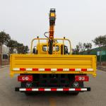 Hot Sale 4t mobile boom lift knuckle boom truck mounted with crane