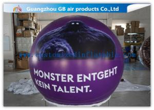 Quality Purple Inflatable Advertising Balloon Hydrogen Sphere Inflatable Helium Ball wholesale