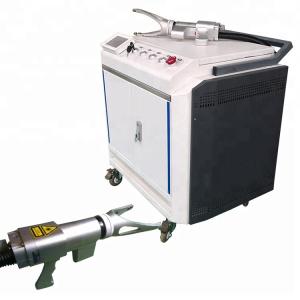 Quality Air Cooled 100KHz Metal Laser Cleaning Machine , 1064nm 500W Laser Cleaner wholesale