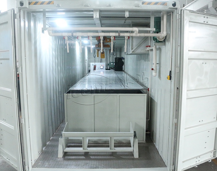 6400*2250*2500 Container Block Ice Machine with Other Ice Storage Capacity at Port and Quay