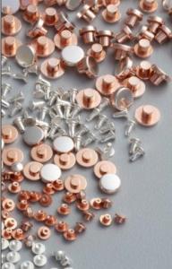 Quality Round Head Bimetal Contact Rivets Solid With Good Mechanical Strength SGS wholesale