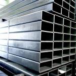 Q235 MS Piping Carbon Steel Rect / Square Pipe 6m Length 50*100mm 2.5mm AISI GB