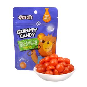 Quality Blueberry Flavor Nutritional Adult Gummy Candy Lutein Esters Good For Eyes wholesale