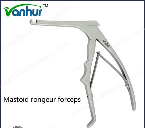 Bayonet Shaped Mastoid Rongeur Forceps CE Certified Otoscopy Instruments for