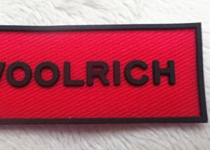 Quality Small Letters Clear LOGO Patches For Garment / Custom Applique Patches wholesale