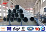110kv Transmission Polygonal Steel Tubular Pole , 25m Street Lighting Poles