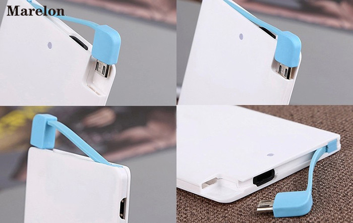 Low Resistance Credit Card Power Bank Portable Mobile Charger Energy Saving