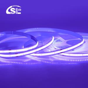 Quality Experience the Magic of 24VDC Electroplate COB 320Ds 8mm Ra 85 Purple LED Light Strip wholesale