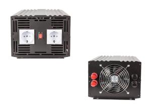 Quality 12VDC To 220VAC 50HZ Single Phase Inverter Pure Sine Wave Power Inverter 3000W wholesale