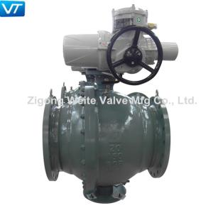 Quality 20'' 150LB Gear Operated Ball Valve WCB Carbon Steel Fire Safe Ball Valve wholesale
