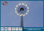 Polygonal Steel Tubular Flood Light Poles , Stadium Lighting Pole