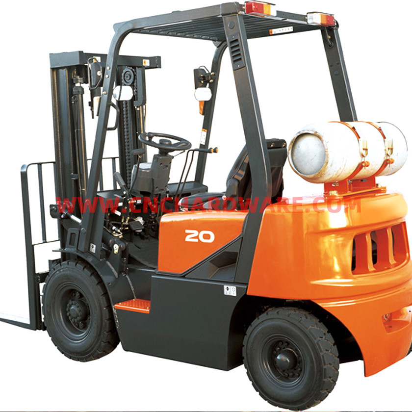 ISO 60L Fuel 1070mm Fork 2000KG LPG Gas Forklift