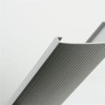 Decorative Plastic Profile Strip PVC Extrusion Grey
