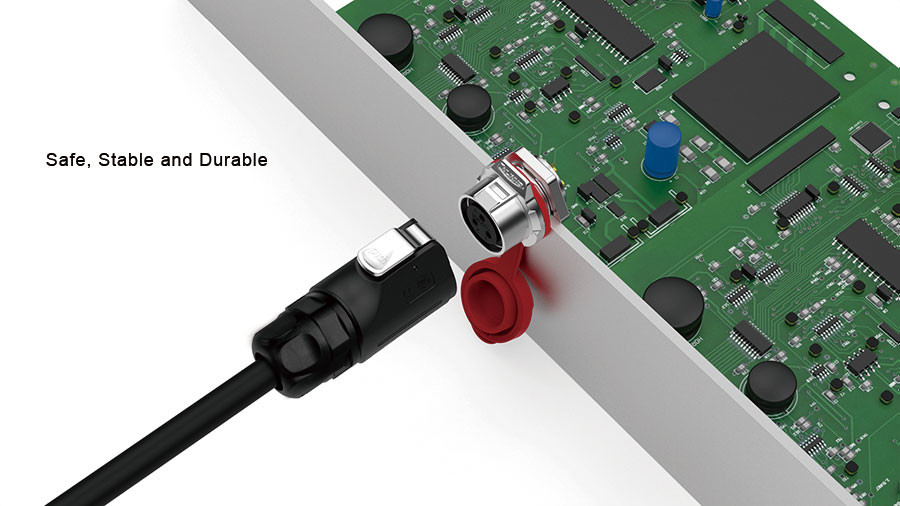 Electronic Components Wiring 26-24 AWG Male Female Waterproof Cables Connectors Quick Plastic Electric 5PIN Connectors