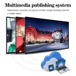Indoor LCD advertising player android smart wifi digital picture frame wall