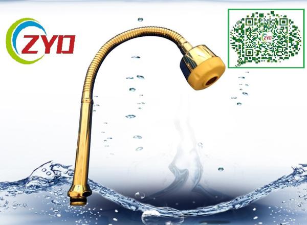42CM Universal Swivel Gooseneck Chrome Flexible Kitchen Sink Faucet Mixer Spout